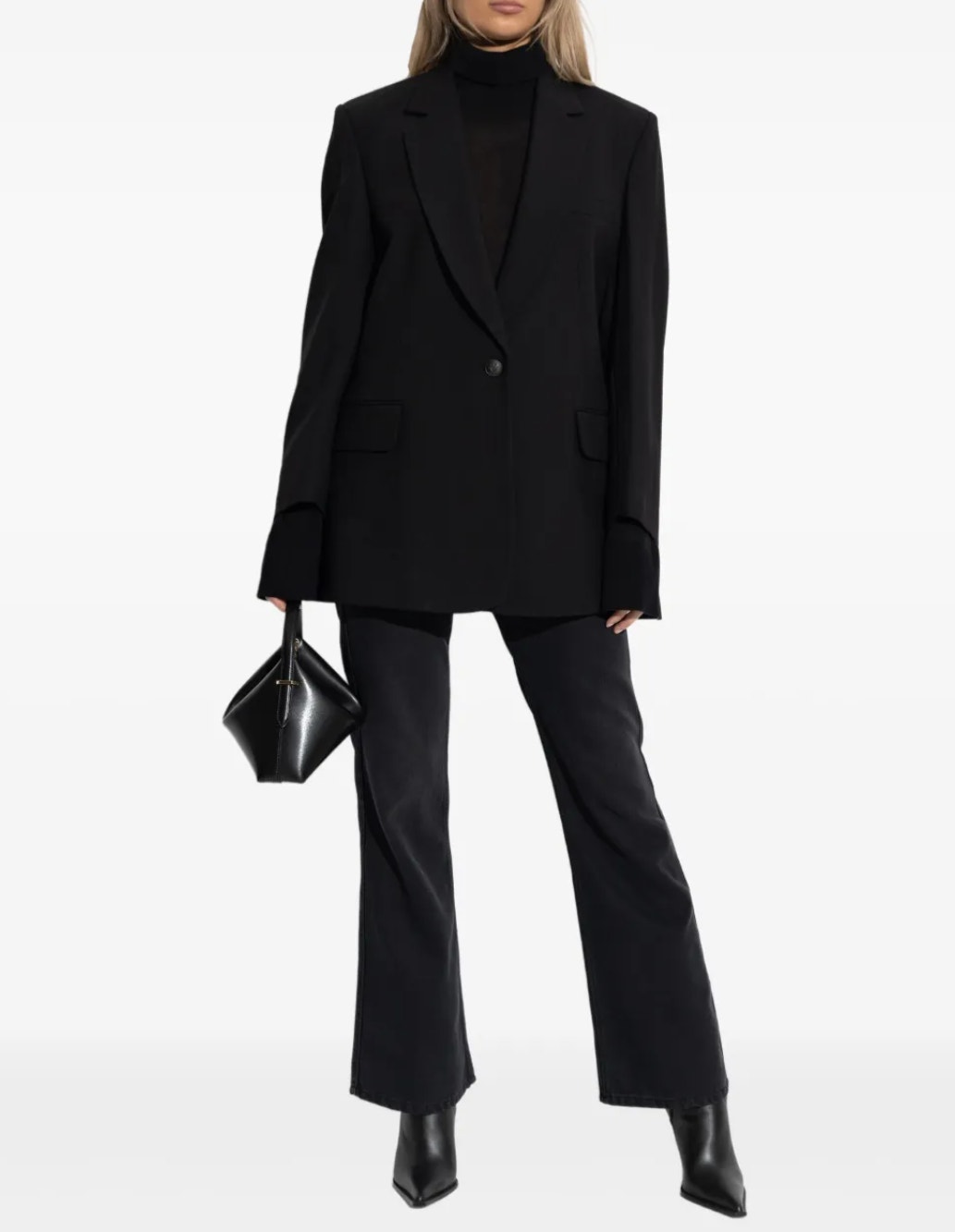 Rag & Bone Women's Single Breasted Black Blazer Size Us 10